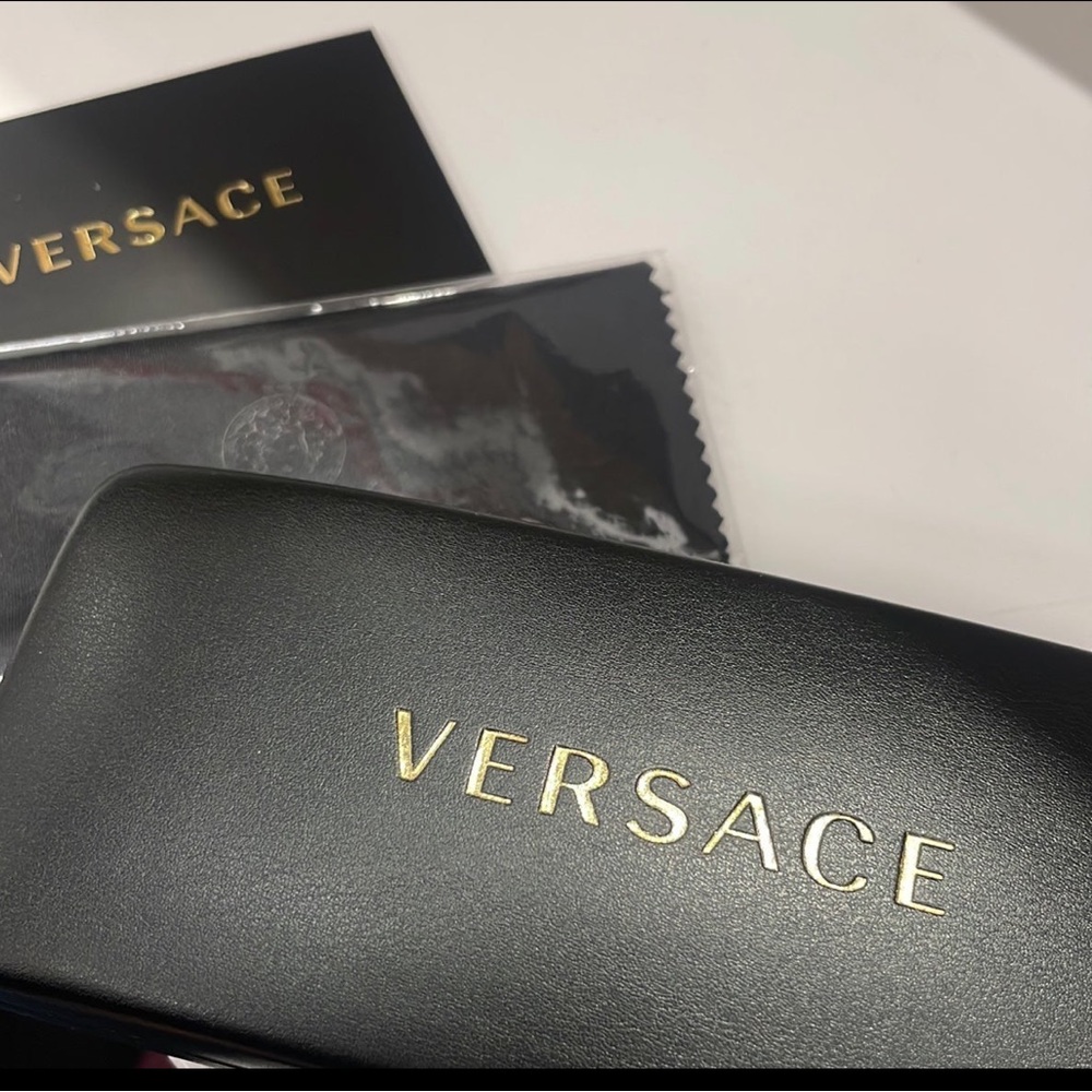 Versace Black Hard Glasses Case